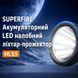 Ліхтар налобний акумуляторний HL55-S SuperFire 300 Lumen IP42 HL55-S фото 4