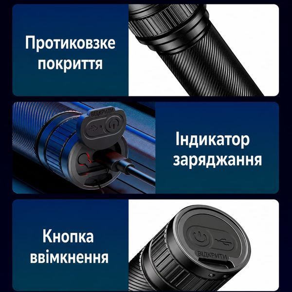 Ліхтар ручний акумуляторний S33-C SuperFire 210 Lumen IP44 S33-C фото