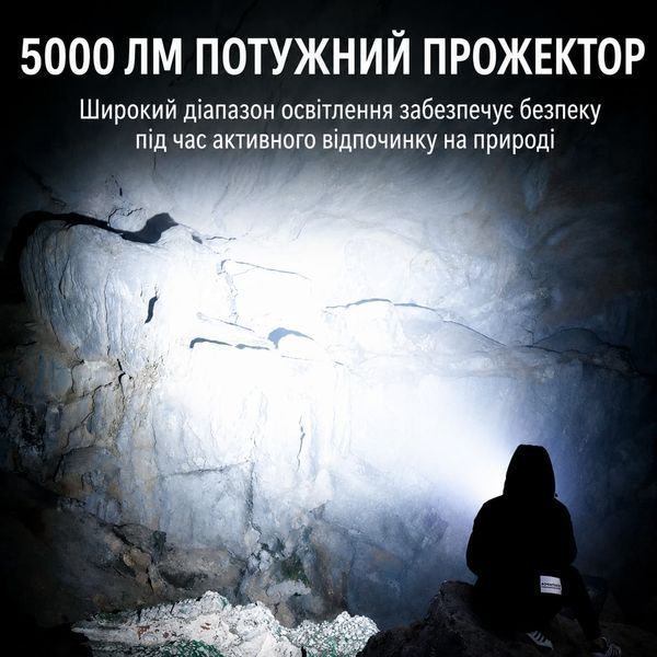 Ліхтар ручний акумуляторний L22 SuperFire 5000 Lumen IP44 L22 фото