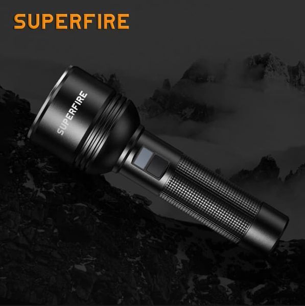 Ліхтар ручний акумуляторний D18 SuperFire 2000 Lumen IP44 D18 фото