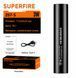Ліхтар ультрофіолетовий акумуляторний Z07-S SuperFire 800mAh Z07-S фото 11